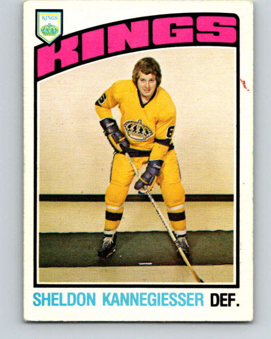 1976-77 O-Pee-Chee #335 Sheldon Kannegiesser  Los Angeles Kings  V2307