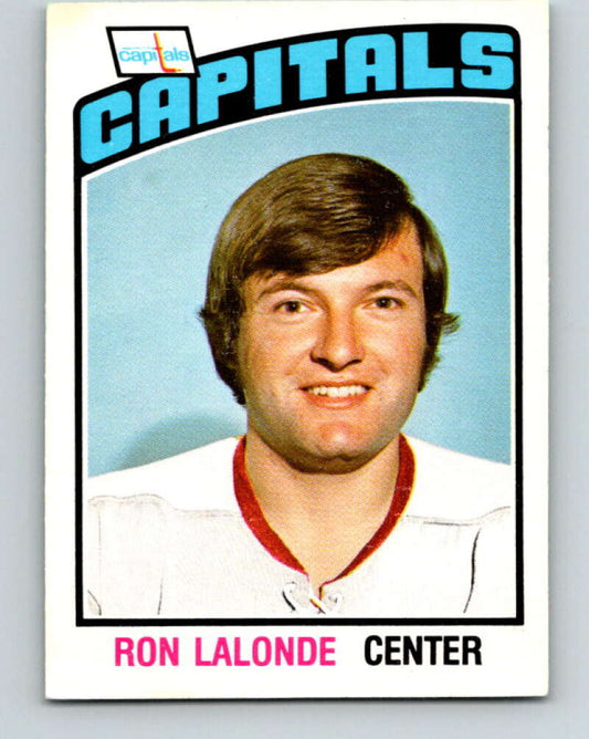 1976-77 O-Pee-Chee #339 Ron Lalonde  Washington Capitals  V2313