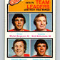 1976-77 O-Pee-Chee #385 Bergeron/ McKechnie/Watson TL Wings  V2377