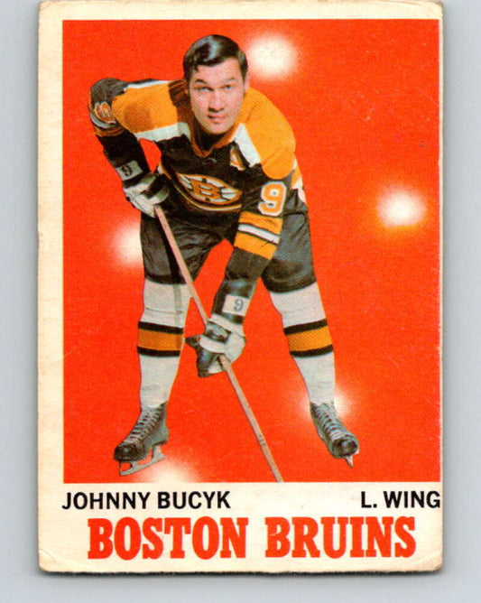 1970-71 O-Pee-Chee #2 Johnny Bucyk  Boston Bruins  V2416