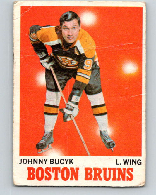 1970-71 O-Pee-Chee #2 Johnny Bucyk  Boston Bruins  V2418