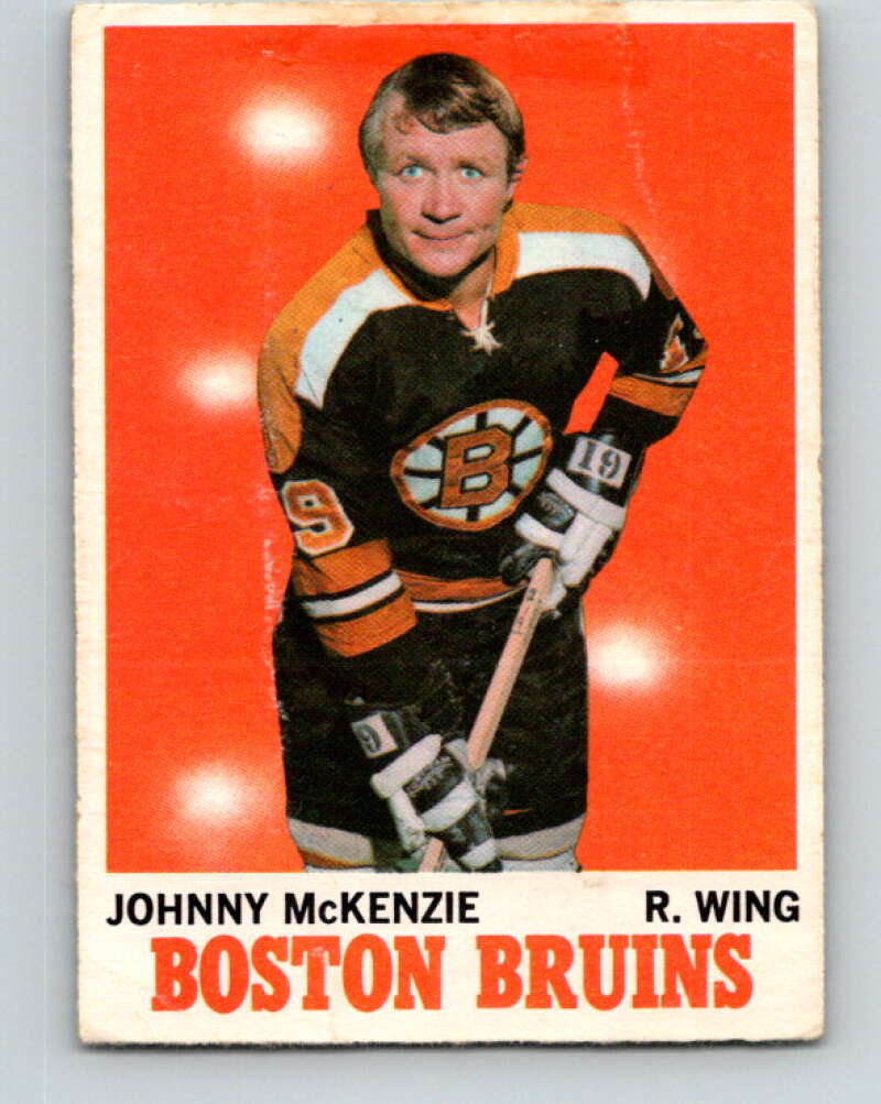 1970-71 O-Pee-Chee #6 John McKenzie  Boston Bruins  V2425
