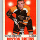 1970-71 O-Pee-Chee #9 Wayne Carleton  Boston Bruins  V2431