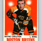 1970-71 O-Pee-Chee #9 Wayne Carleton  Boston Bruins  V2432