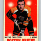 1970-71 O-Pee-Chee #9 Wayne Carleton  Boston Bruins  V2433