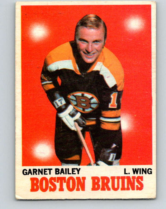 1970-71 O-Pee-Chee #10 Ace Bailey  RC Rookie Boston Bruins  V2436