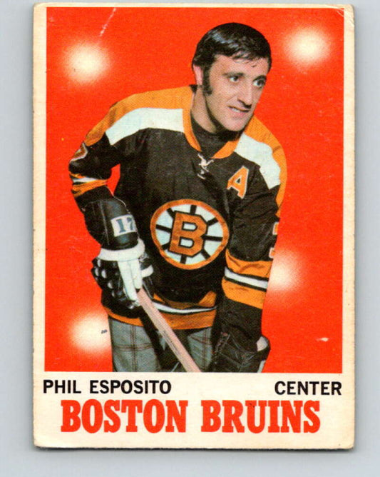 1970-71 O-Pee-Chee #11 Phil Esposito  Boston Bruins  V2438