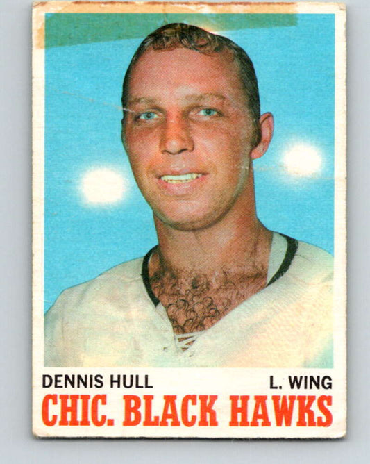 1970-71 O-Pee-Chee #14 Dennis Hull  Chicago Blackhawks  V2445