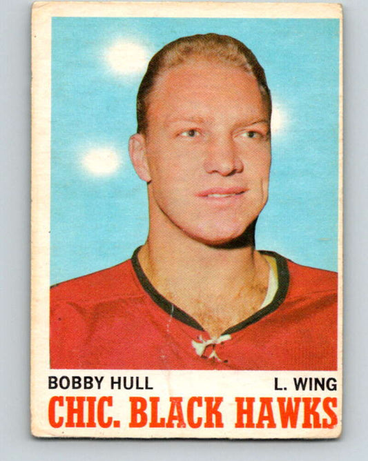 1970-71 O-Pee-Chee #15 Bobby Hull  Chicago Blackhawks  V2446
