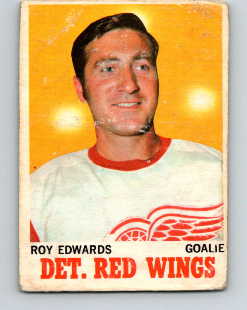 1970-71 O-Pee-Chee #21 Roy Edwards  Detroit Red Wings  V2467