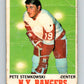 1970-71 O-Pee-Chee #25 Pete Stemkowski  Detroit Red Wings  V2474