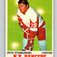 1970-71 O-Pee-Chee #25 Pete Stemkowski  Detroit Red Wings  V2475