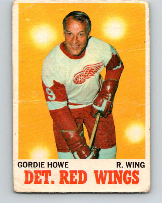 1970-71 O-Pee-Chee #29 Gordie Howe  Detroit Red Wings  V2485