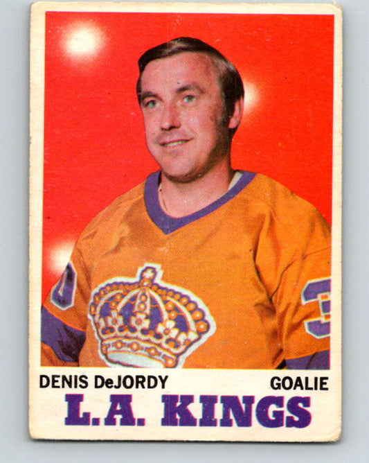 1970-71 O-Pee-Chee #31 Denis DeJordy  Los Angeles Kings  V2488