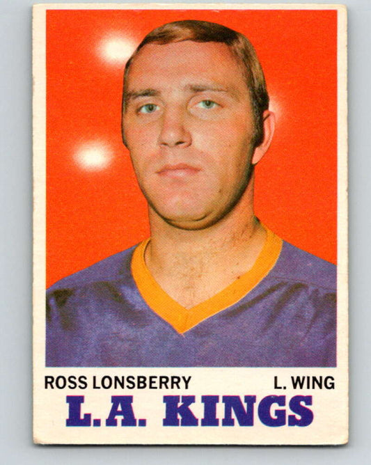 1970-71 O-Pee-Chee #37 Ross Lonsberry  Los Angeles Kings  V2502