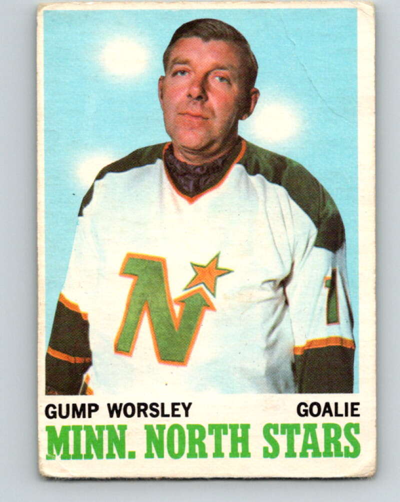 1970-71 O-Pee-Chee #40 Gump Worsley  Minnesota North Stars  V2508