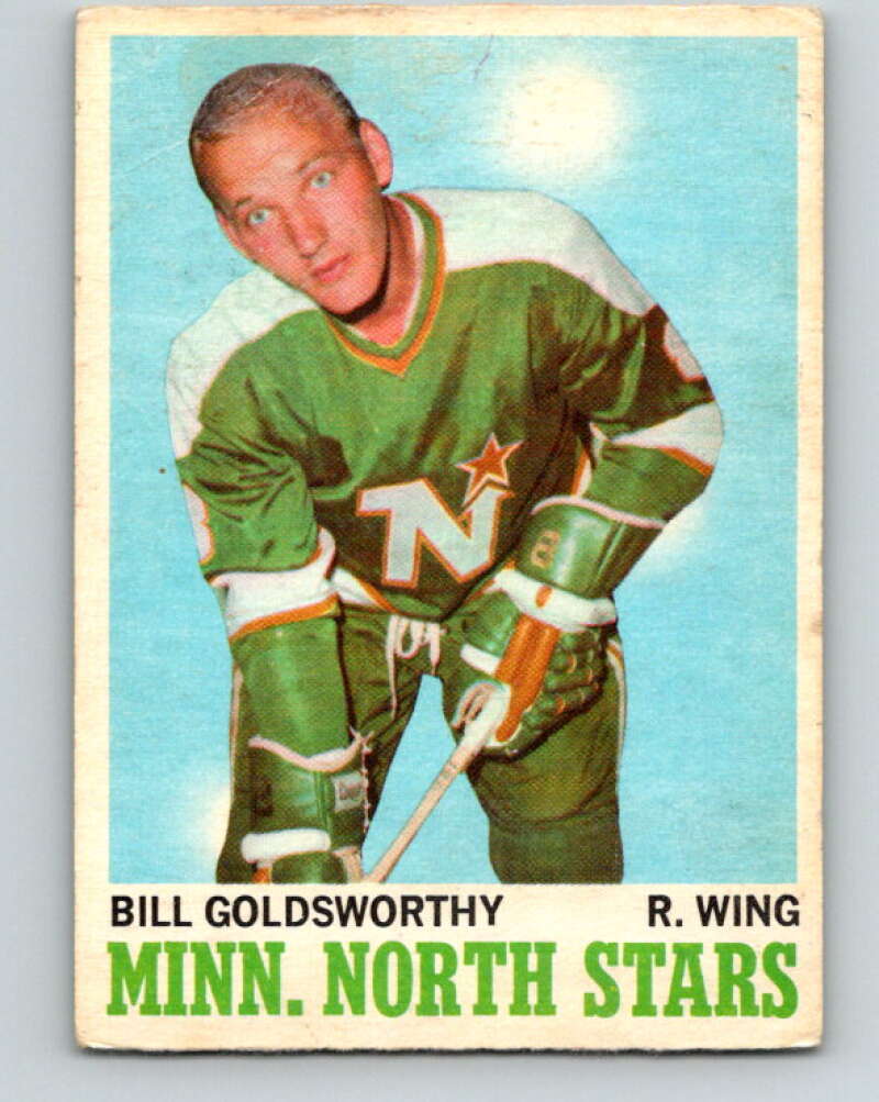 1970-71 O-Pee-Chee #46 Bill Goldsworthy  Minnesota North Stars  V2525