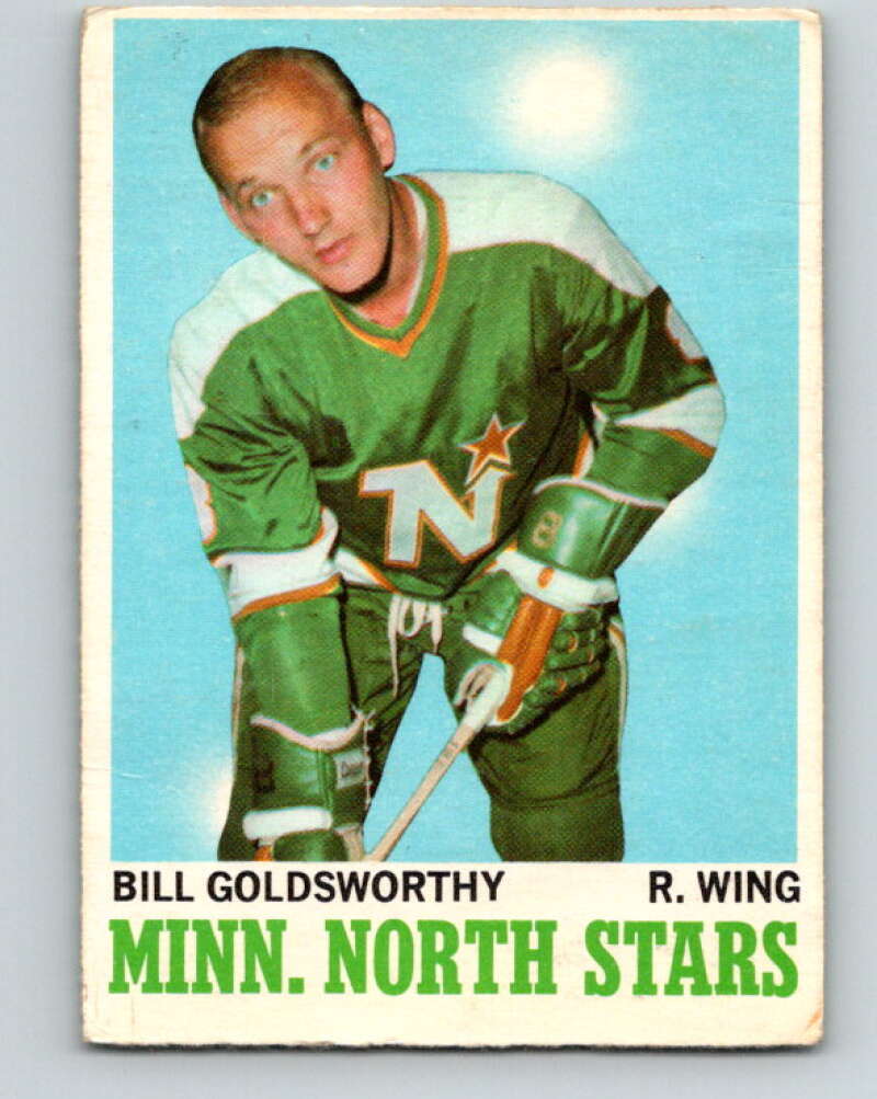 1970-71 O-Pee-Chee #46 Bill Goldsworthy  Minnesota North Stars  V2526