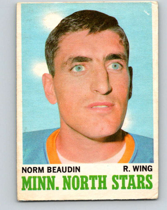 1970-71 O-Pee-Chee #48 Norm Beaudin  RC Rookie Minnesota North Stars  V2529