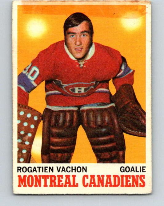 1970-71 O-Pee-Chee #49 Rogie Vachon  Montreal Canadiens  V2533