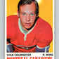 1970-71 O-Pee-Chee #50 Yvan Cournoyer  Montreal Canadiens  V2534