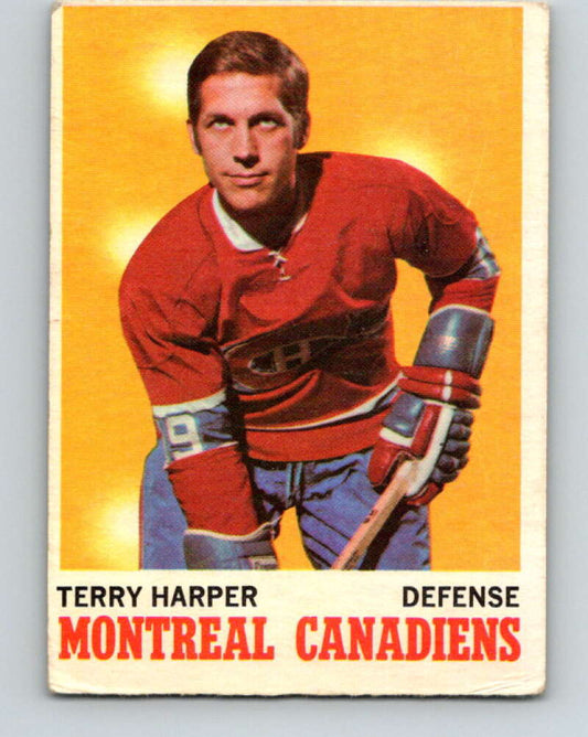 1970-71 O-Pee-Chee #53 Terry Harper  Montreal Canadiens  V2539