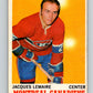 1970-71 O-Pee-Chee #57 Jacques Lemaire  Montreal Canadiens  V2550