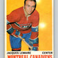 1970-71 O-Pee-Chee #57 Jacques Lemaire  Montreal Canadiens  V2551