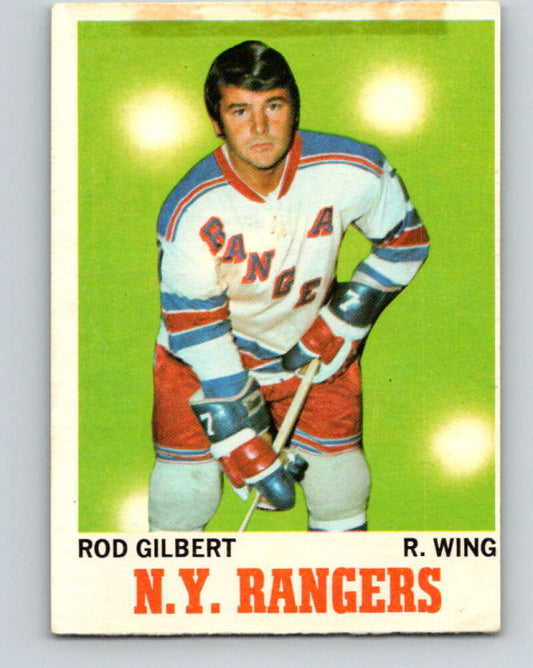 1970-71 O-Pee-Chee #63 Rod Gilbert  New York Rangers  V2563