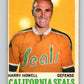 1970-71 O-Pee-Chee #72 Harry Howell  California Golden Seals  V2581