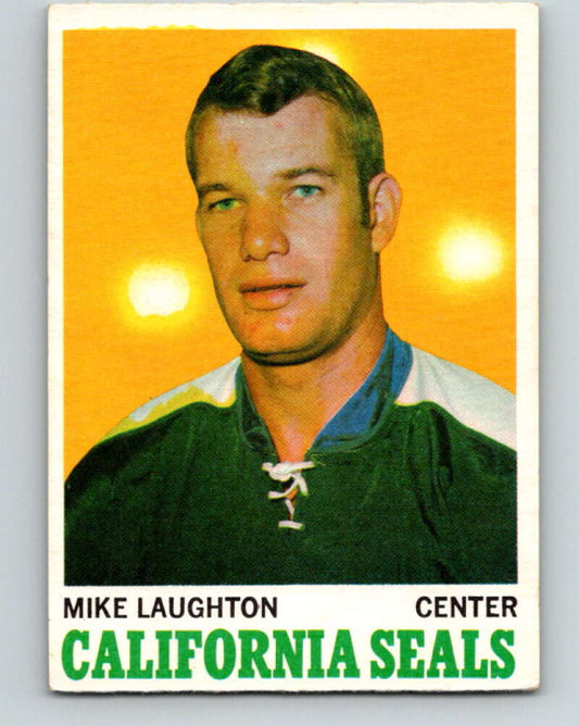 1970-71 O-Pee-Chee #74 Mike Laughton  California Golden Seals  V2585