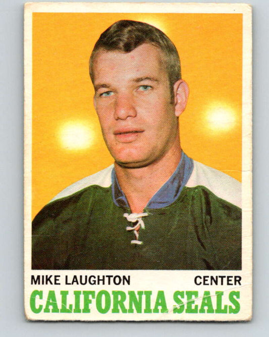 1970-71 O-Pee-Chee #74 Mike Laughton  California Golden Seals  V2586