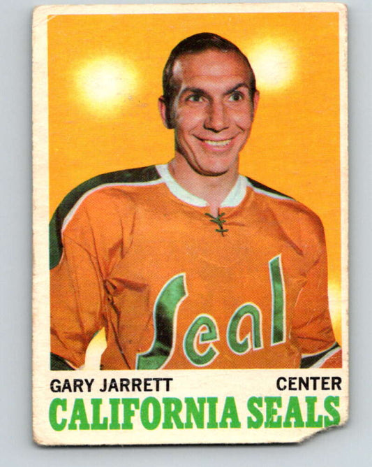 1970-71 O-Pee-Chee #75 Gary Jarrett  California Golden Seals  V2587