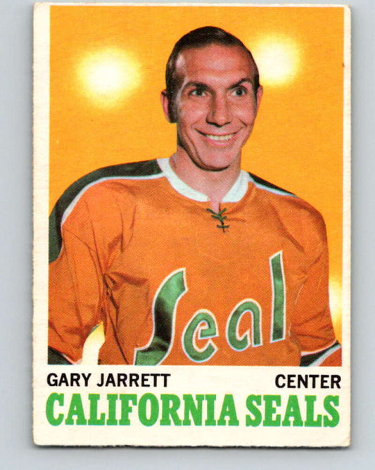 1970-71 O-Pee-Chee #75 Gary Jarrett  California Golden Seals  V2589