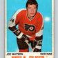 1970-71 O-Pee-Chee #79 Joe Watson  Philadelphia Flyers  V2595