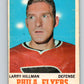 1970-71 O-Pee-Chee #81 Larry Hillman  Philadelphia Flyers  V2598