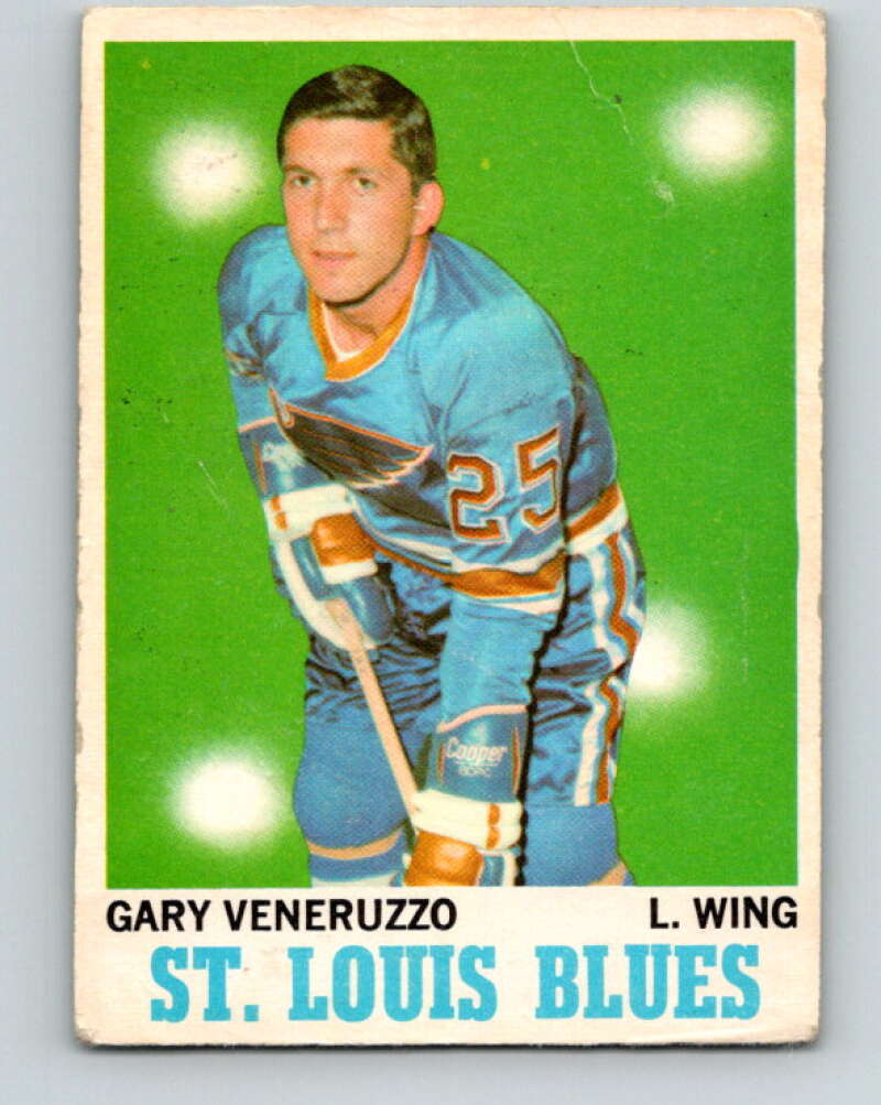 1970-71 O-Pee-Chee #101 Gary Veneruzzo  St. Louis Blues  V2637