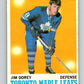 1970-71 O-Pee-Chee #106 Jim Dorey  Toronto Maple Leafs  V2650