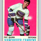 1970-71 O-Pee-Chee #120 Pat Quinn  Vancouver Canucks  V2683