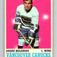 1970-71 O-Pee-Chee #121 Andre Boudrias  Vancouver Canucks  V2684