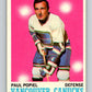 1970-71 O-Pee-Chee #122 Poul Popiel UER  Vancouver Canucks  V2686