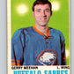 1970-71 O-Pee-Chee #125 Gerry Meehan  RC Rookie Buffalo Sabres  V2691
