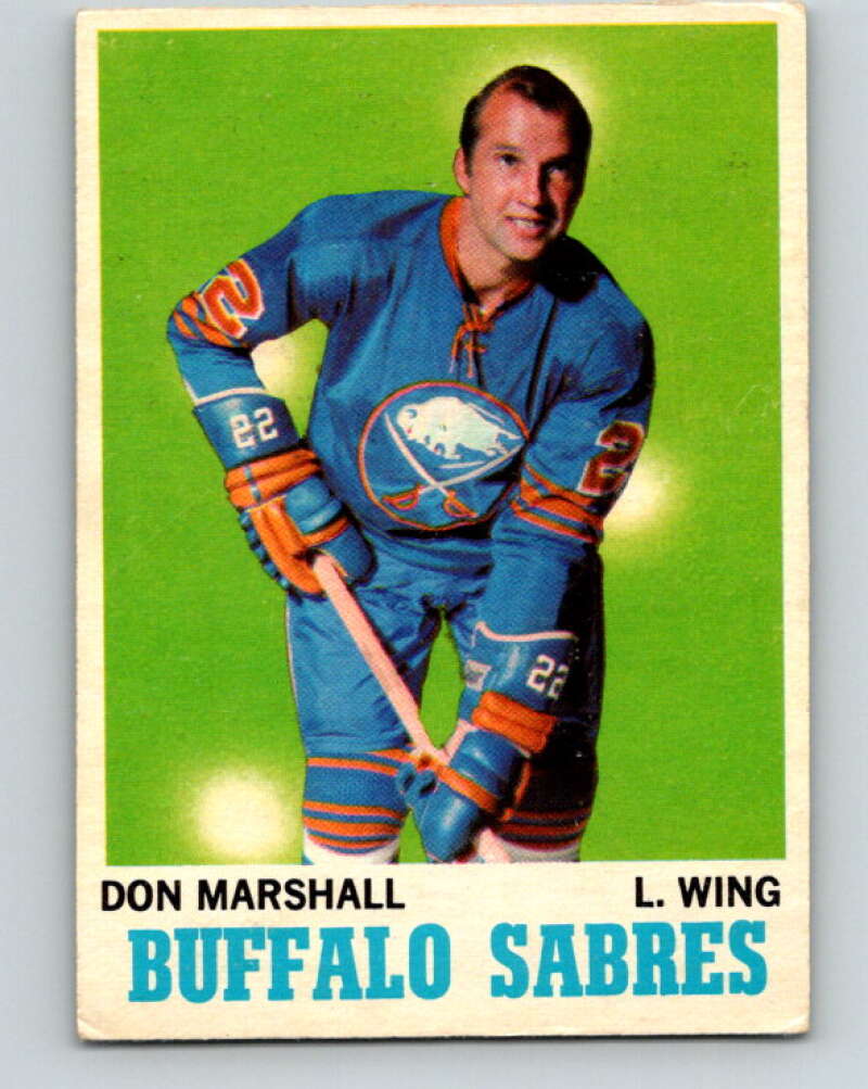 1970-71 O-Pee-Chee #129 Don Marshall  Buffalo Sabres  V2699