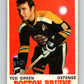 1970-71 O-Pee-Chee #134 Ted Green  Boston Bruins  V2710