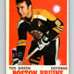 1970-71 O-Pee-Chee #134 Ted Green  Boston Bruins  V2711