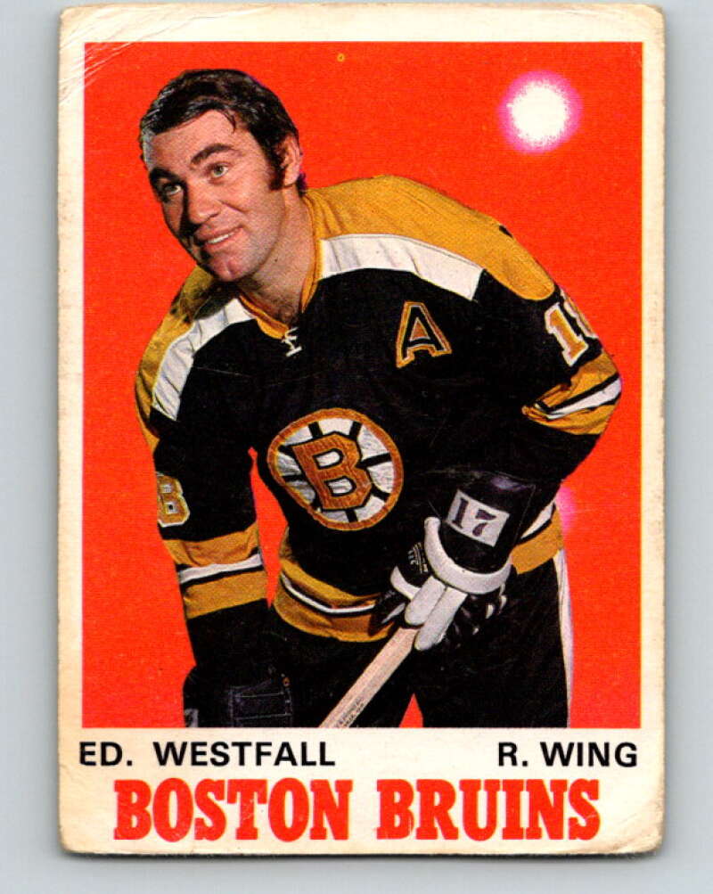 1970-71 O-Pee-Chee #139 Ed Westfall  Boston Bruins  V2728