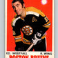 1970-71 O-Pee-Chee #139 Ed Westfall  Boston Bruins  V2731