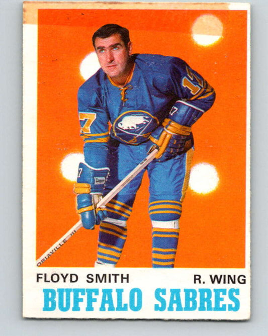 1970-71 O-Pee-Chee #140 Floyd Smith  Buffalo Sabres  V2734