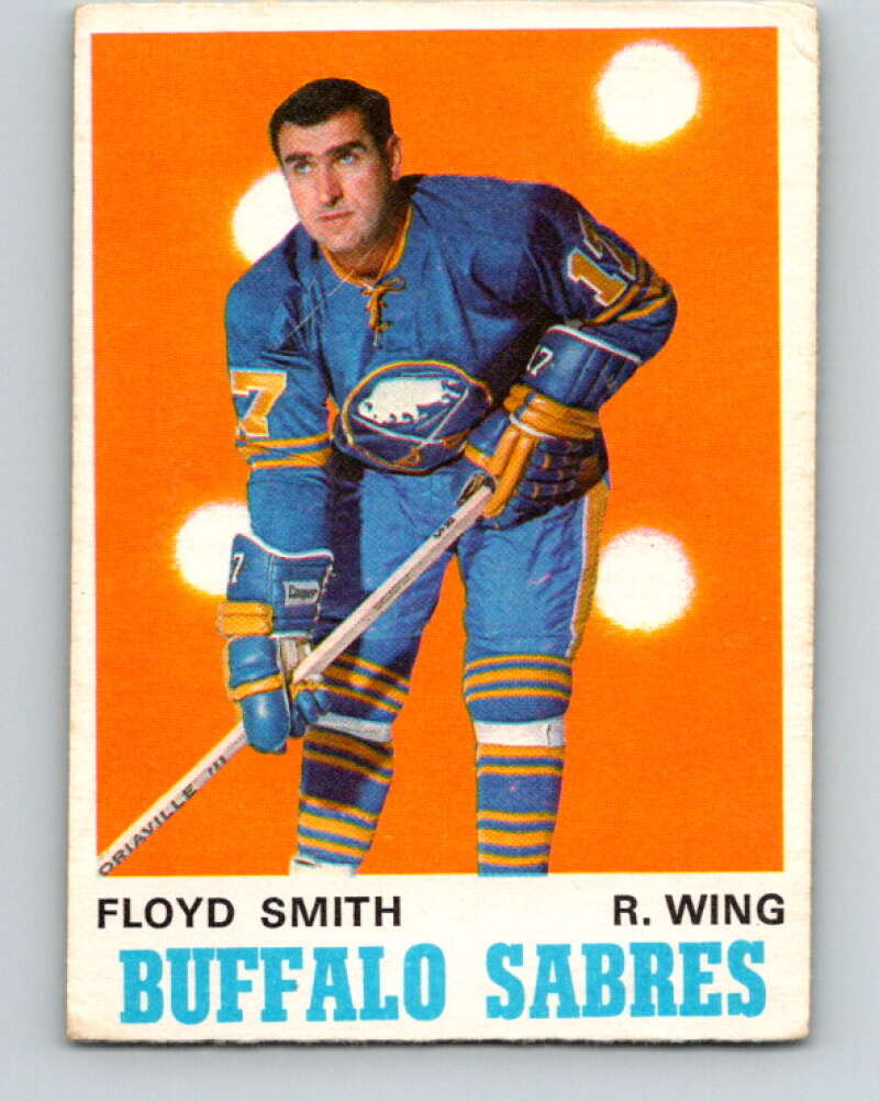 1970-71 O-Pee-Chee #140 Floyd Smith  Buffalo Sabres  V2736