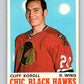 1970-71 O-Pee-Chee #147 Cliff Koroll  RC Rookie Chicago Blackhawks  V2754